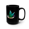 Faygele/Little Bird Gay Pride Black Mug, 15oz