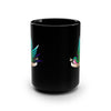Faygele/Little Bird Gay Pride Black Mug, 15oz