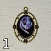 Galactic Resin Pendant Necklace - 1"