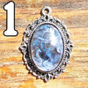 Galactic Resin Pendant Necklace - 1"