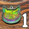 Galactic Resin Pendant Necklace - 1.25" - 1.5"