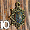 Galactic Resin Pendant Necklace - .75"