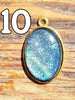 Galactic Resin Pendant Necklace - 1.25" + 1.5"
