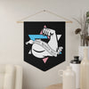 NerdyKeppie "100% Kosher Beef" Trans Pride Pennant. 