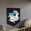 NerdyKeppie "100% Kosher Beef" Trans Pride Pennant. 