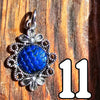 Mermaid Scale Resin Pendant Necklaces & Earrings - .5"