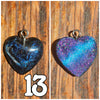 Galactic Resin Pendant Necklace - 1.25" - 1.5"