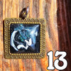 Galactic Resin Pendant Necklace - 1"