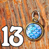 Mermaid Scale Resin Pendant Necklaces & Earrings - .5"
