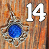 Mermaid Scale Resin Pendant Necklaces & Earrings - .5"