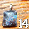 Galactic Resin Pendant Necklace - 1"