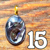 Galactic Resin Pendant Necklace - 1.25" - 1.5"