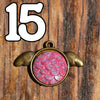 Mermaid Scale Resin Pendant Necklaces & Earrings - .5"