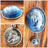 Galactic Resin Pendant Necklace - 2"