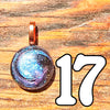 Galactic Resin Pendant Necklace - 1"