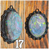 Galactic Resin Pendant Necklace - 2"