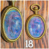 Galactic Resin Pendant Necklace - 2"