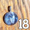 Galactic Resin Pendant Necklace - 1"