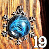 Galactic Resin Pendant Necklace - 1.25" - 1.5"