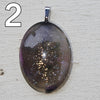 Galactic Resin Pendant Necklace - 1.25" + 1.5"