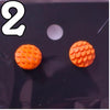 Mermaid Scale Resin Pendant Necklaces & Earrings - .5"