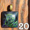 Galactic Resin Pendant Necklace - 1"