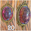 Galactic Resin Pendant Necklace - 2"