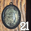 Galactic Resin Pendant Necklace - 2"