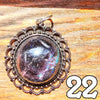 Galactic Resin Pendant Necklace - 1.25" - 1.5"