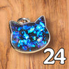 Galactic Resin Pendant Necklace - 1.25" - 1.5"
