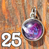 Galactic Resin Pendant Necklace - 1"