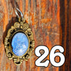 Galactic Resin Pendant Necklace - 1"