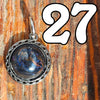 Galactic Resin Pendant Necklace - 1"