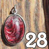 Galactic Resin Pendant Necklace - 1.25" - 1.5"