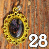 Galactic Resin Pendant Necklace - 1"