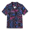 NerdyKeppie Splatterwave Unisex Cotton Hawaiian Short Sleeve Shirt. 