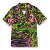 NerdyKeppie Splatterwave Unisex Cotton Hawaiian Short Sleeve Shirt. 
