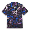 NerdyKeppie Splatterwave Unisex Cotton Hawaiian Short Sleeve Shirt. 
