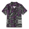 NerdyKeppie Splatterwave Unisex Cotton Hawaiian Short Sleeve Shirt. 