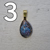 Galactic Resin Pendant Necklace - .75"