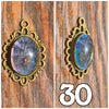 Galactic Resin Pendant Necklace - 1"