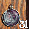 Galactic Resin Pendant Necklace - 1.25" - 1.5"