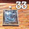 Galactic Resin Pendant Necklace - 1.25" - 1.5"