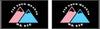 NerdyKeppie "Fix Your Hearts Or Die" Double Mountains Trans Pride Flag. 