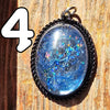 Galactic Resin Pendant Necklace - 2"