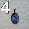 Galactic Resin Pendant Necklace - .75"