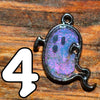 Shimmering Ghost Resin Pendant Necklace