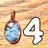 Galactic Resin Pendant Necklace - .75"