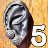 Mermaid Scale Resin Pendant Necklaces & Earrings - .5"