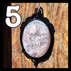 Galactic Resin Pendant Necklace - 2"